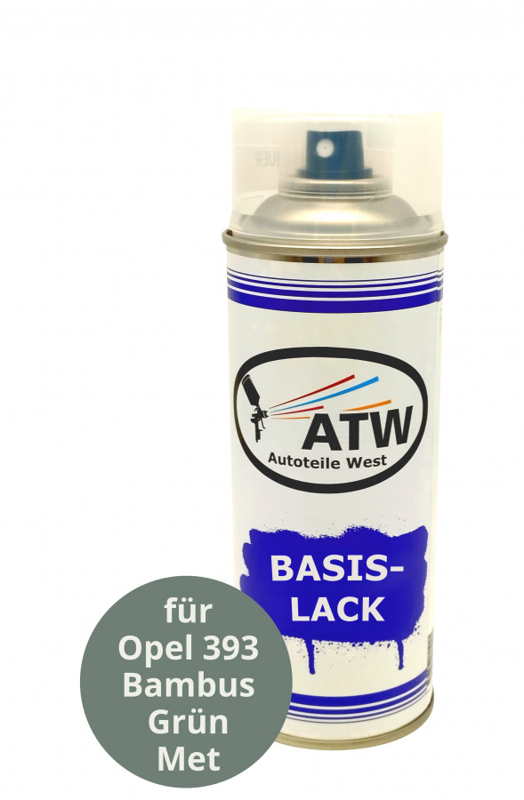 Autolack für Opel 393 Bambus Grün Metallic